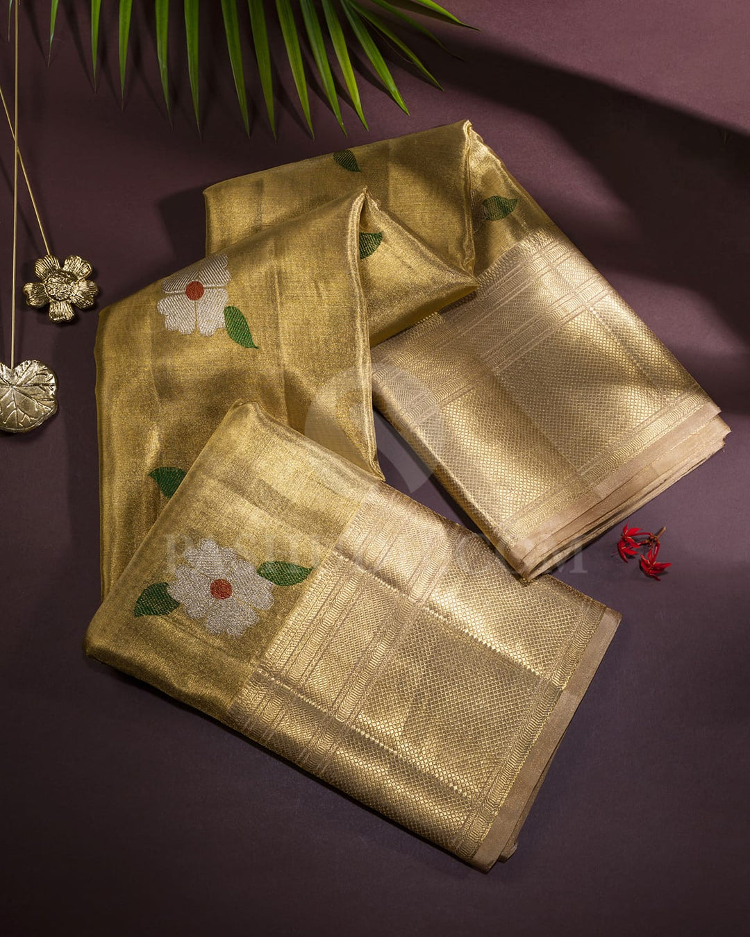 Gold Bridal Kanjivaram Silk Saree-DA7