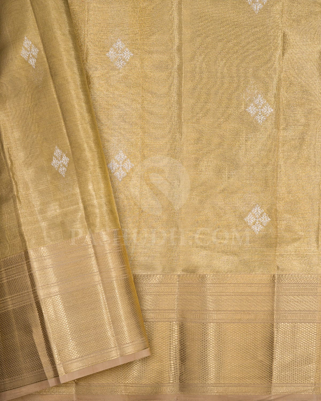 Gold Bridal Kanjivaram Silk Saree-DA7