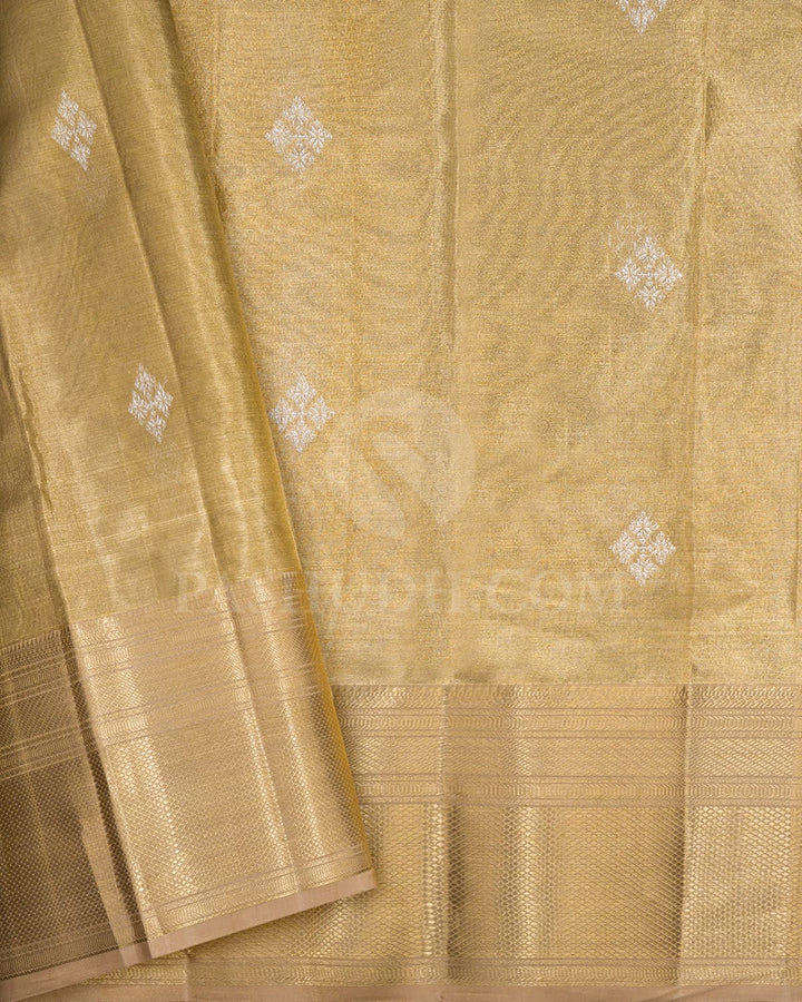 Gold Bridal Kanjivaram Silk Saree-DA7