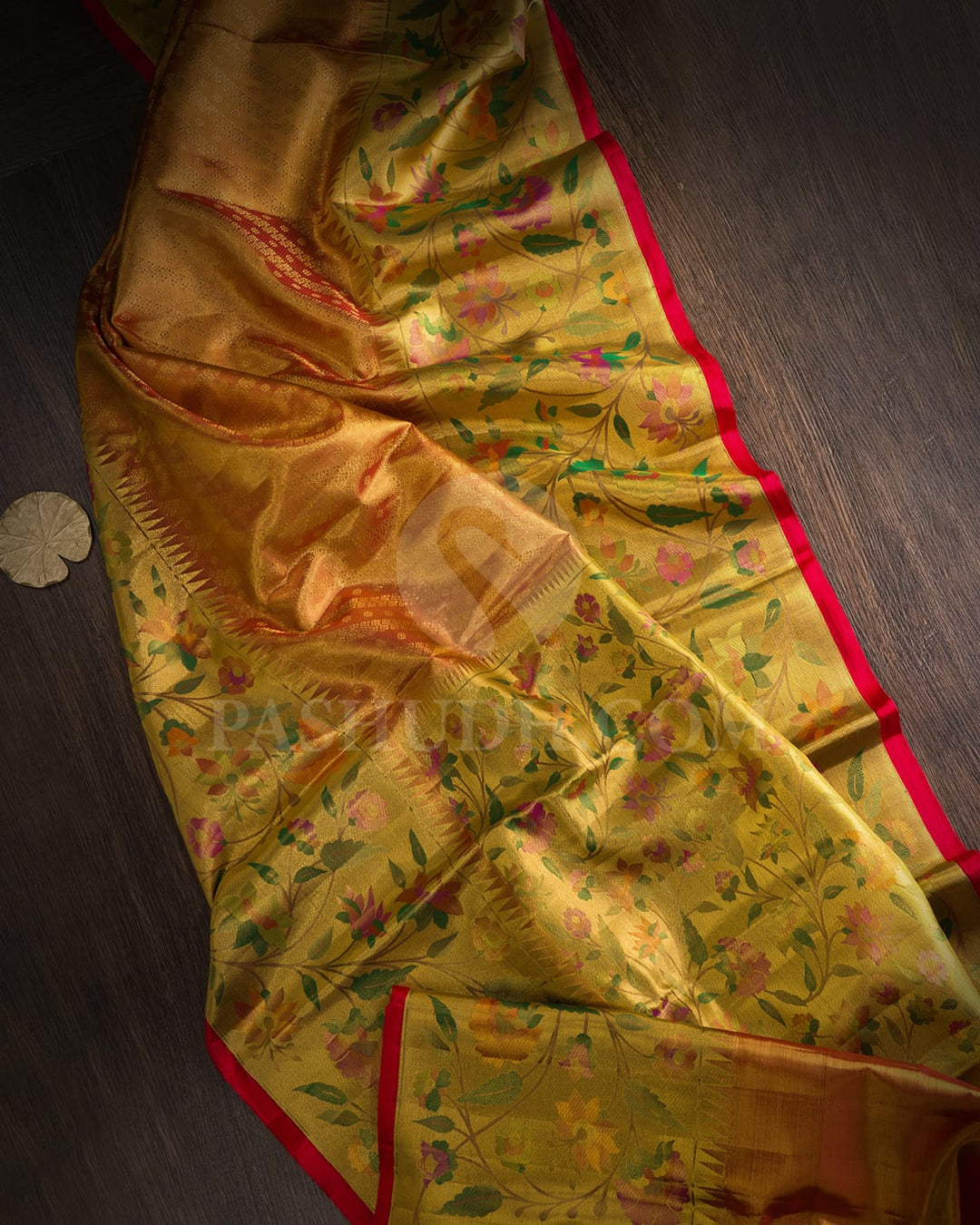 Red Bridal Tissue Kanjivaram Silk Saree-S1700(B)