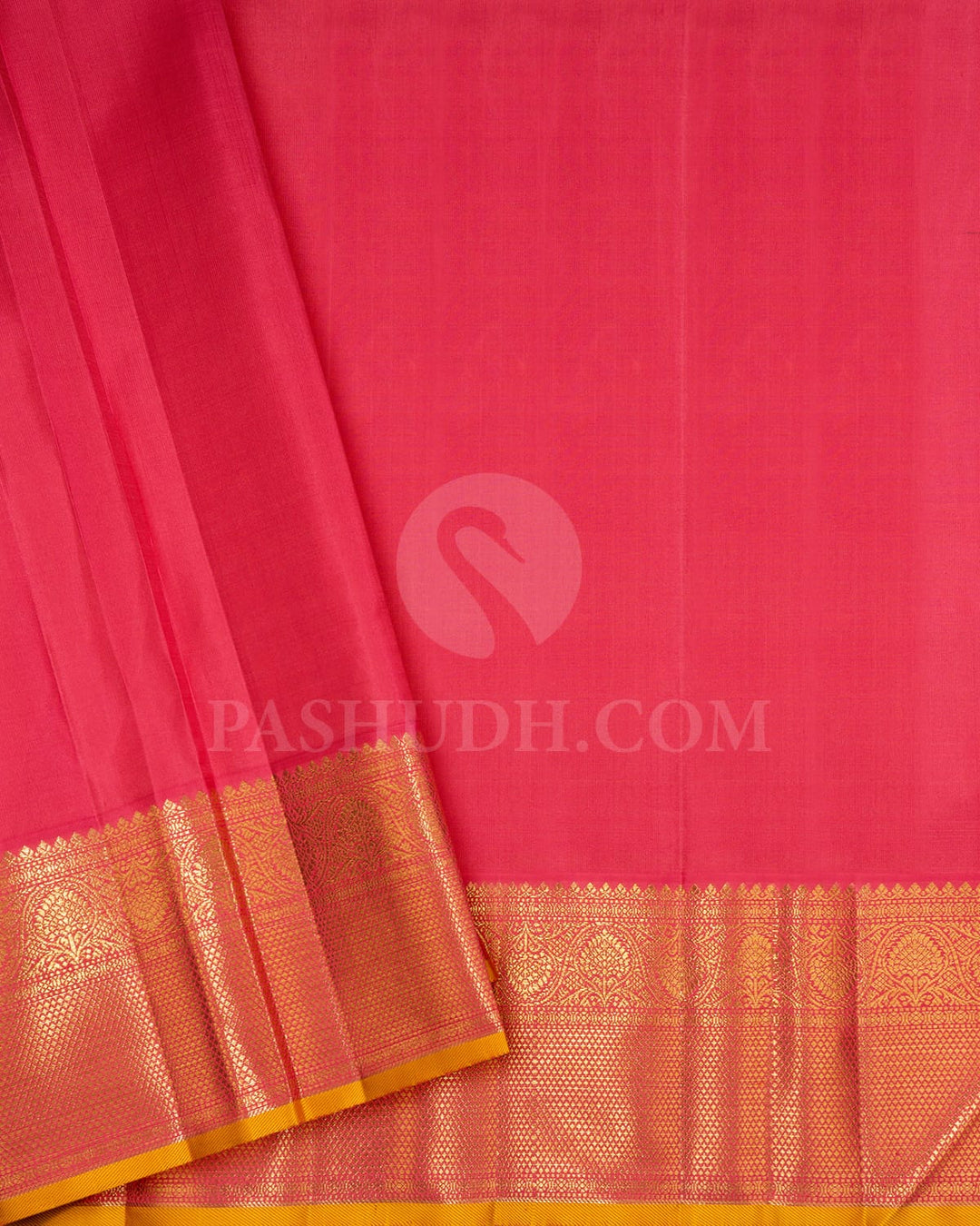 Lilac Luster With Salmon Pink Kanjivaram Silk Saree-S1770(A)