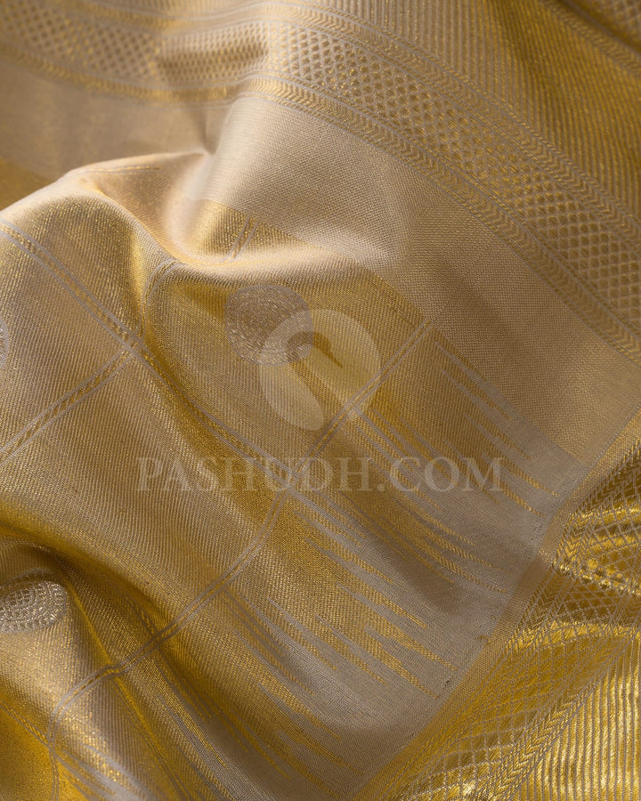 Grey Traditional Kanjivaram Silk Saree-S1726(B)