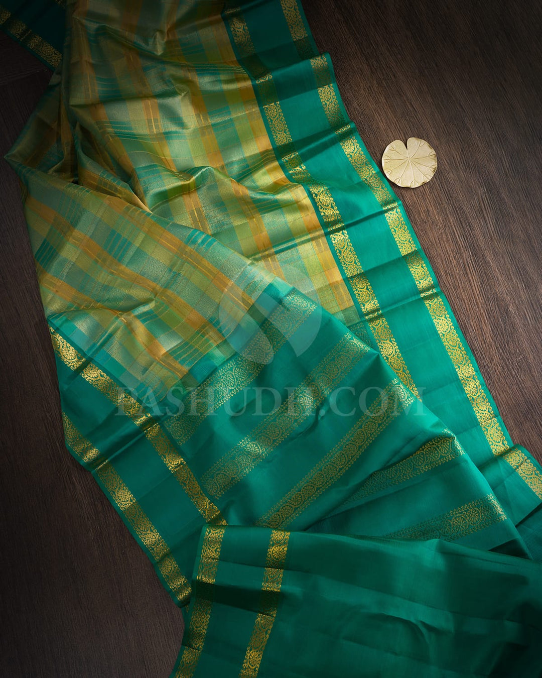 Multicolored Kanjivaram Silk Saree-DJ382(H)