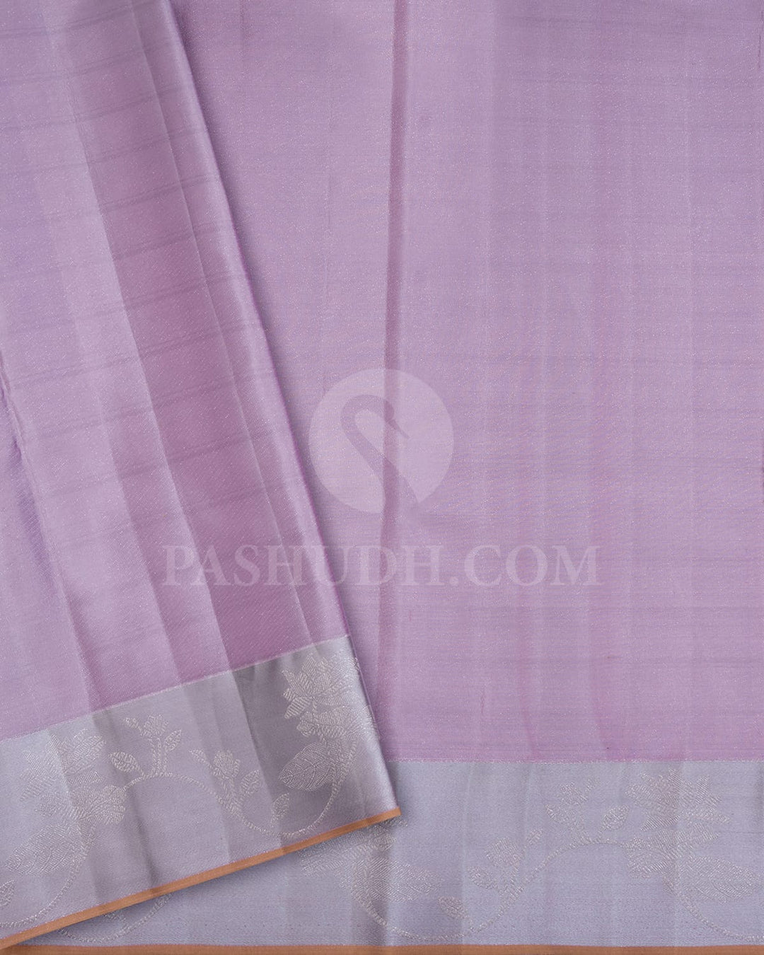 Baby Pink With Steel Grey Kanjivaram Silk Saree-D694(A)