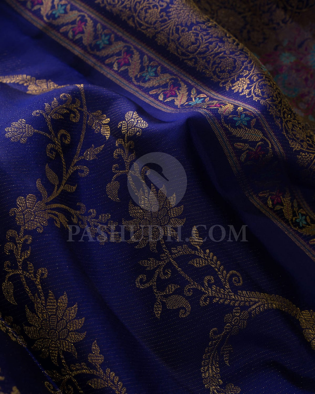 Dark Blue Kanjivaram Silk Saree-DJ444(D)