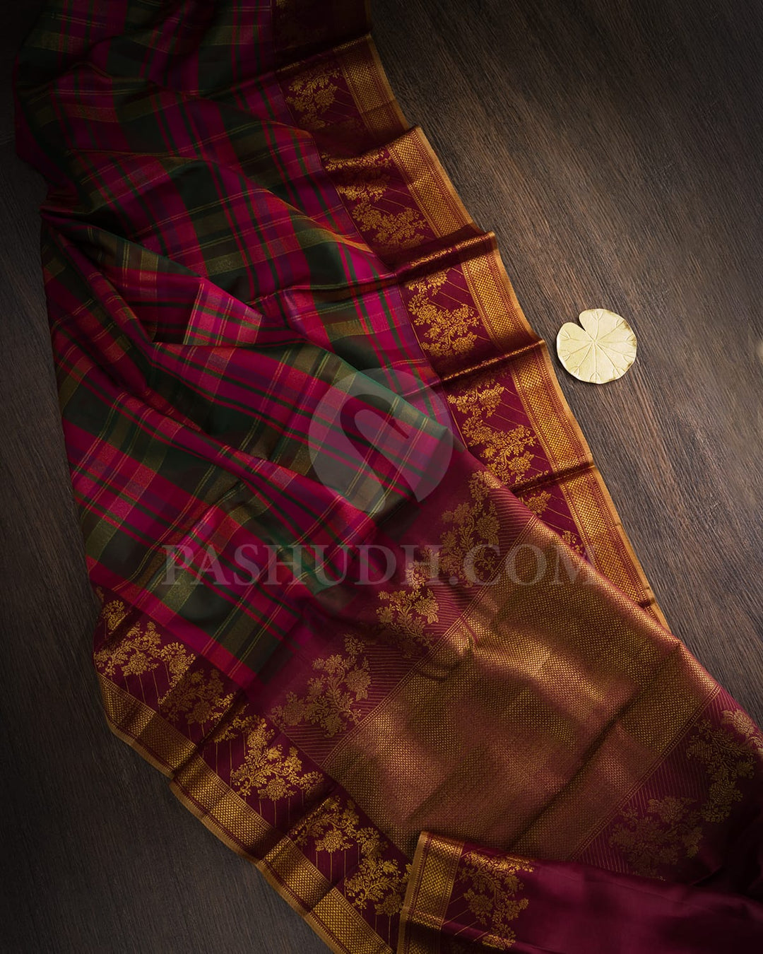 Multicolor With Betel Nut Traditional Kanjivaram Silk Saree-DJ449(C)