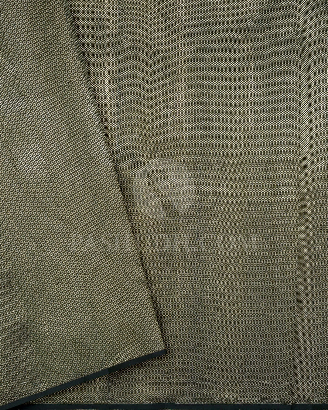 Beige And Pastel Pista Green With Dual Shaded Bottle Green Kanjivaram Silk Saree-D706(B)
