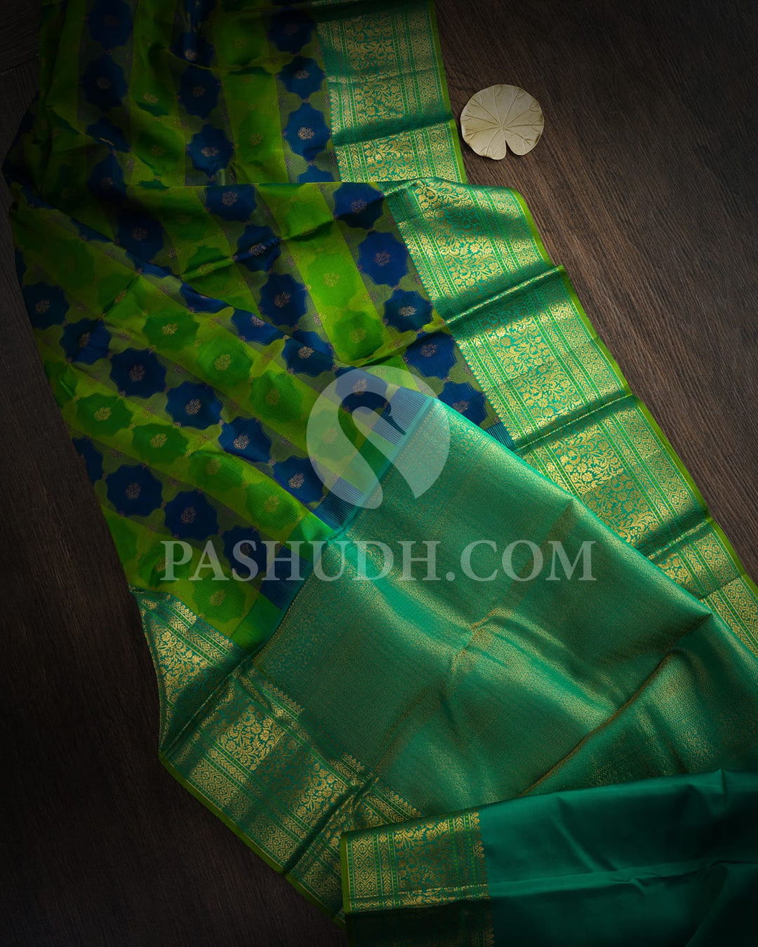 Multicolored Kanjivaram Silk Saree-DJ432(F)