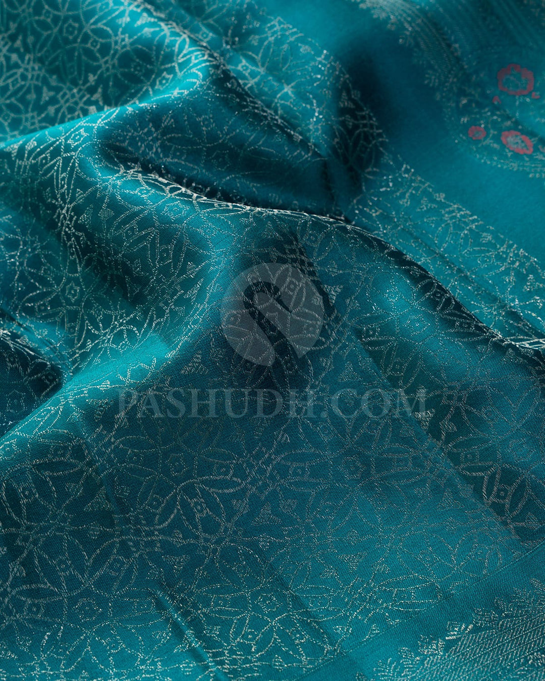 Teal Kanjivaram Silk Saree-DJ450(C)