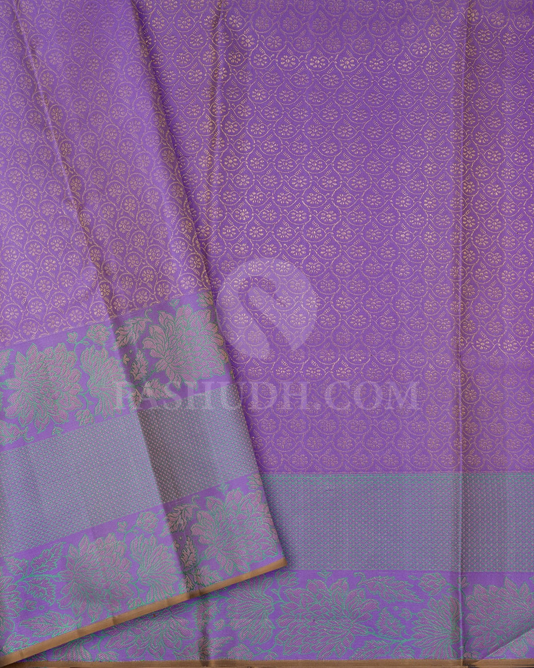 Lavender Kanjivaram Silk Saree-D702(B)