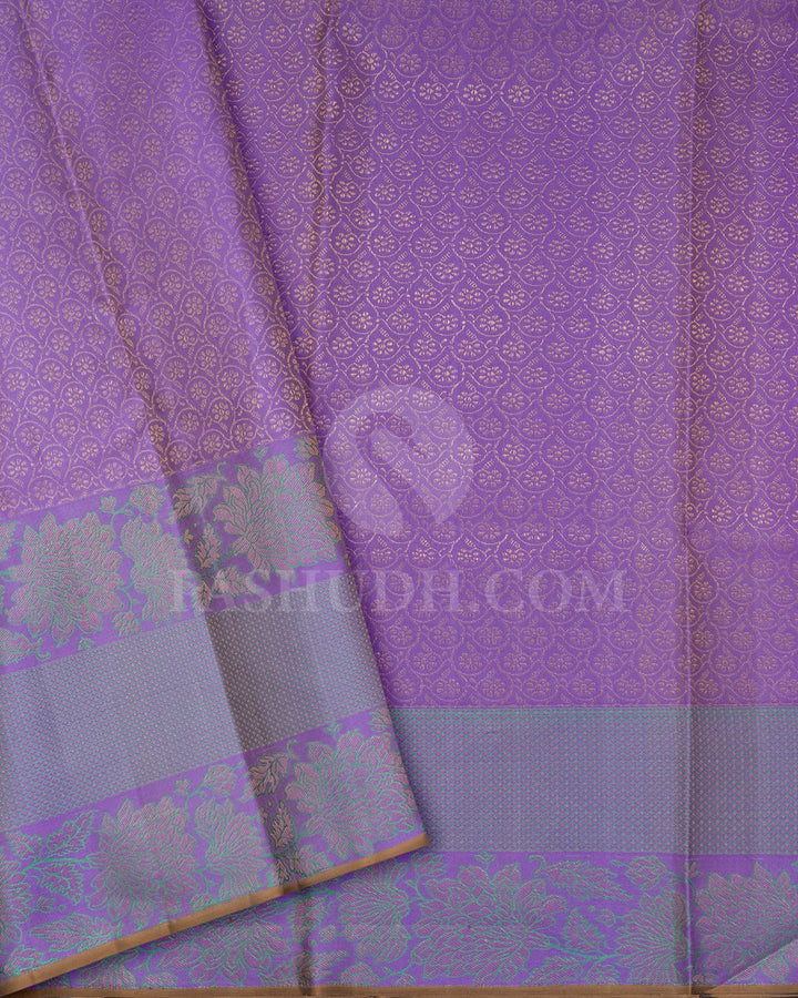 Lavender Kanjivaram Silk Saree-D702(B)