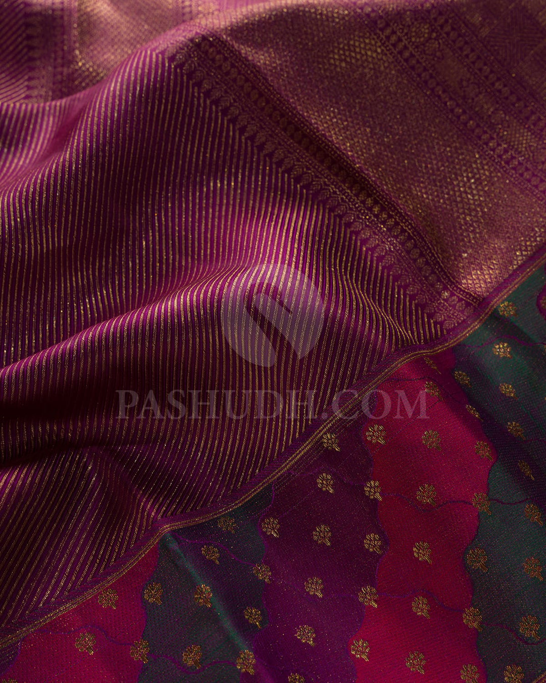 Wine Kanjivaram Silk Saree-D698(A)
