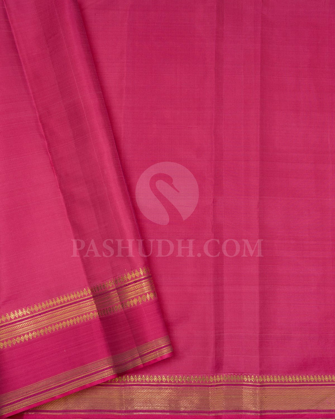 Multishade With Punch Pink Kanjivaram Silk Saree-D695(B)