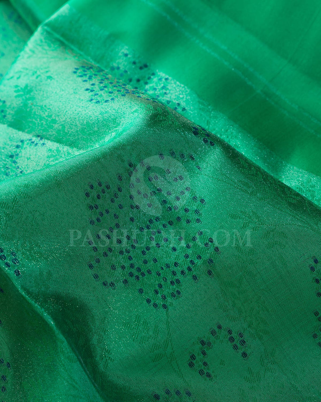 Spring Green Kanjivaram Silk Saree-DJ452(E)