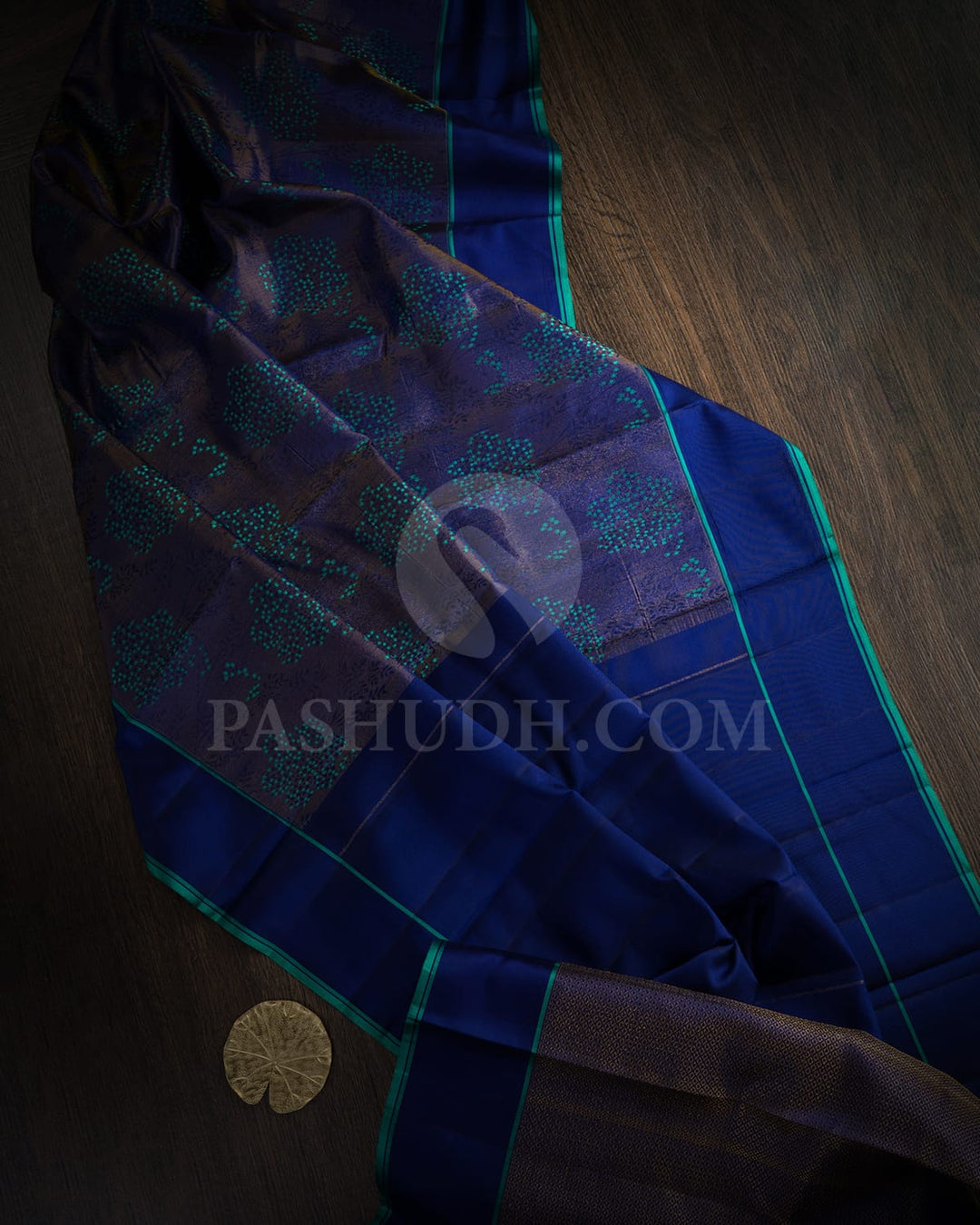 Dark Blue Kanjivaram Silk Saree-DJ452(D)