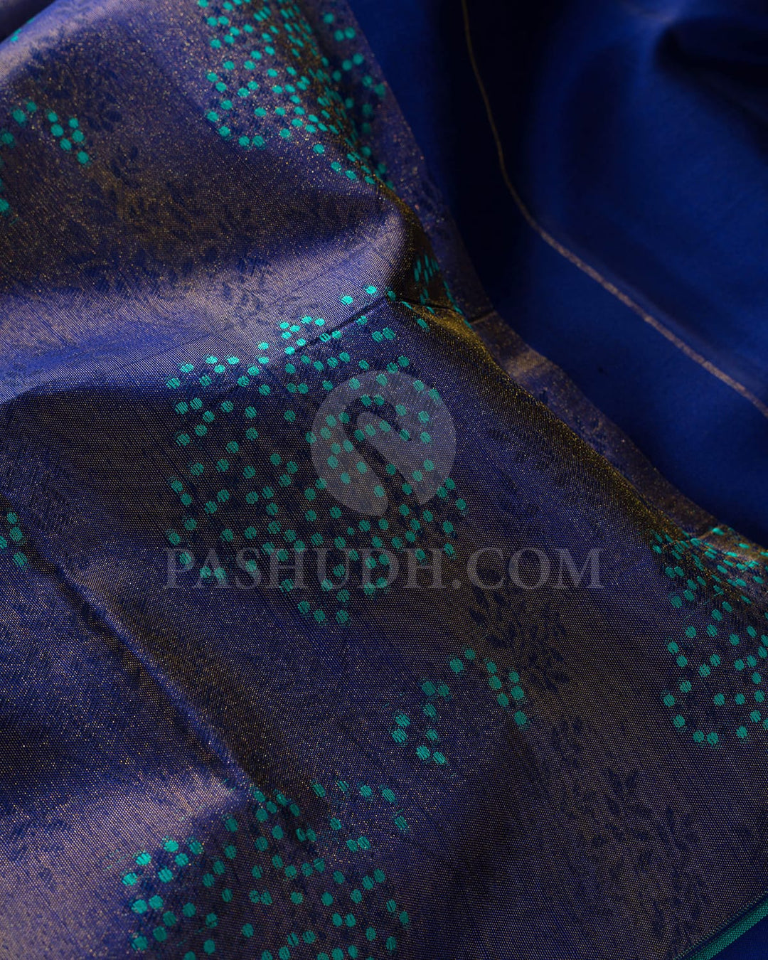 Dark Blue Kanjivaram Silk Saree-DJ452(D)
