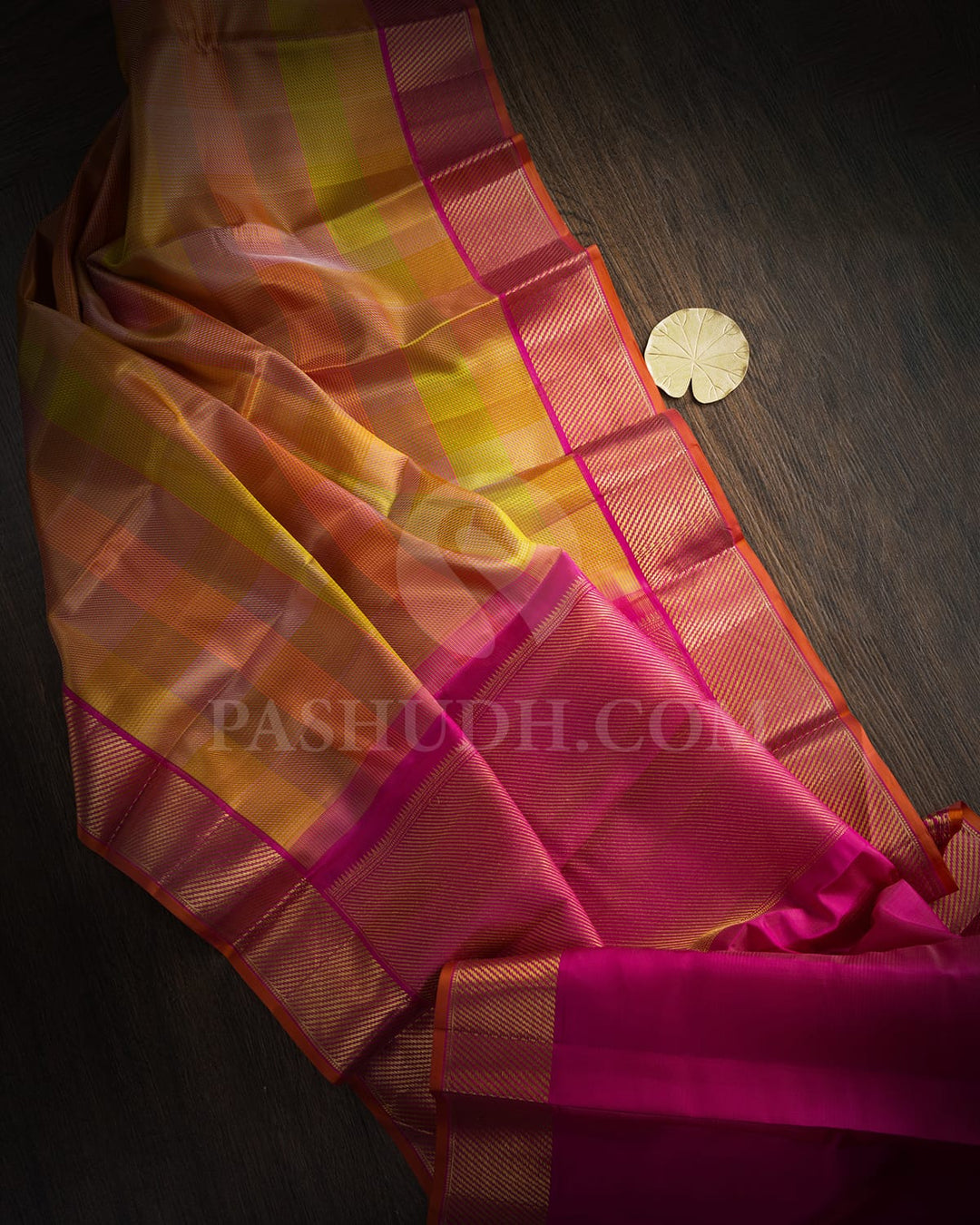Multicolor Kanjivaram Silk Saree-DJ442(I)
