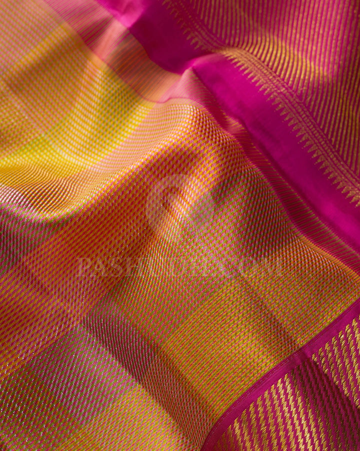 Multicolor Kanjivaram Silk Saree-DJ442(I)