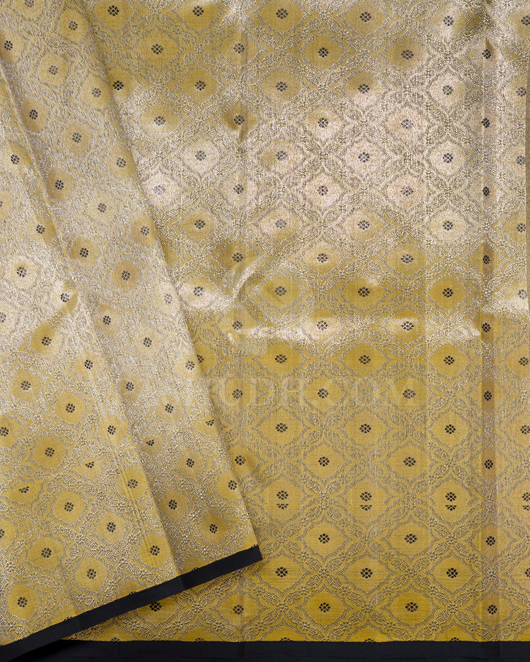 Black Kanjivaram Silk Saree-SVJ96