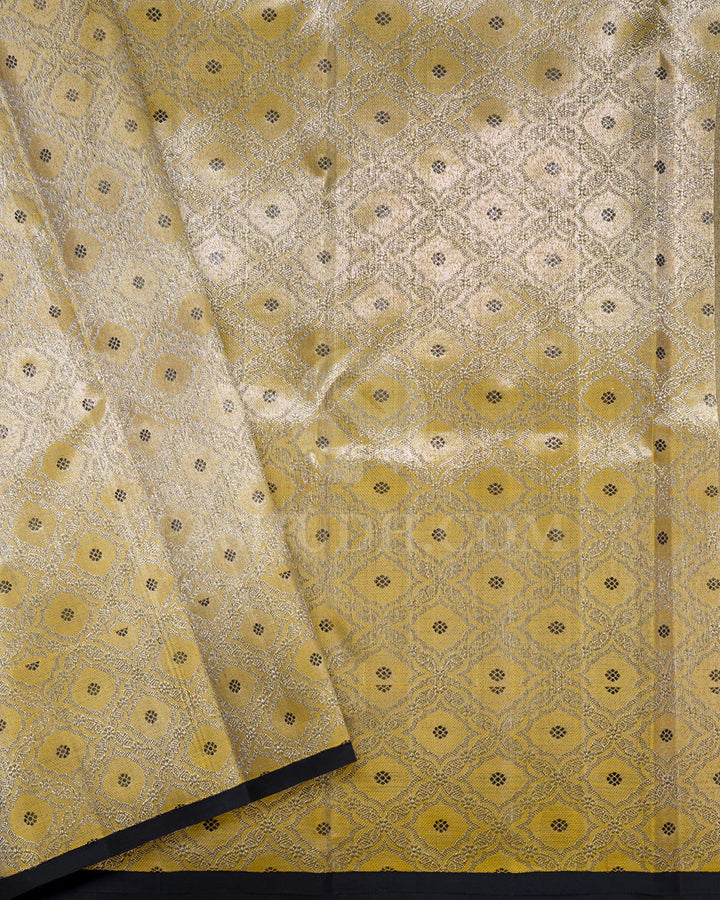 Black Kanjivaram Silk Saree-SVJ96