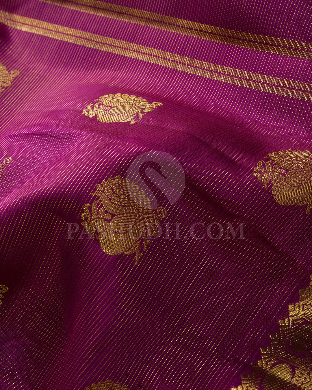 Magenta Purple Traditional Kanjivaram Silk Saree-SP426