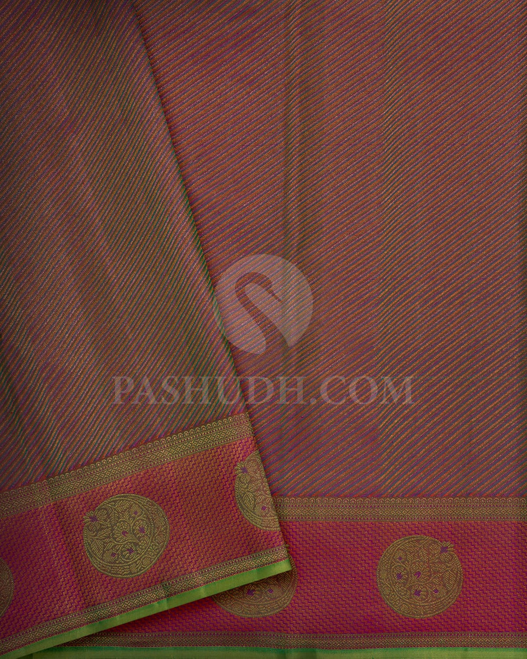Forest Green Kanjivaram Silk Saree-DJ466(A)