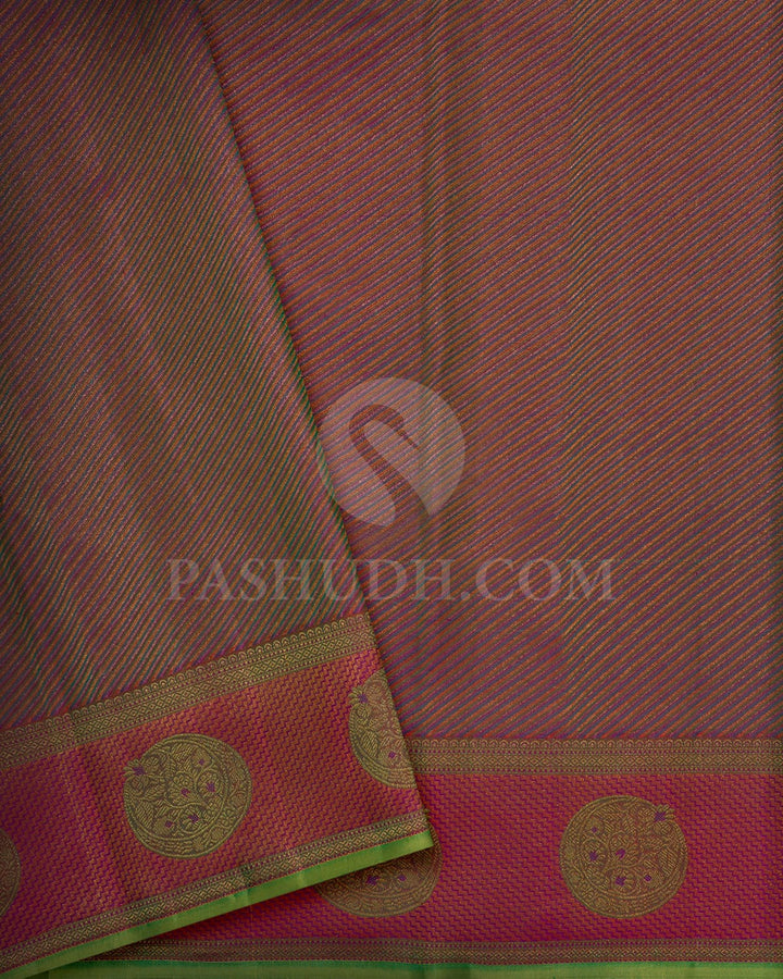 Forest Green Kanjivaram Silk Saree-DJ466(A)