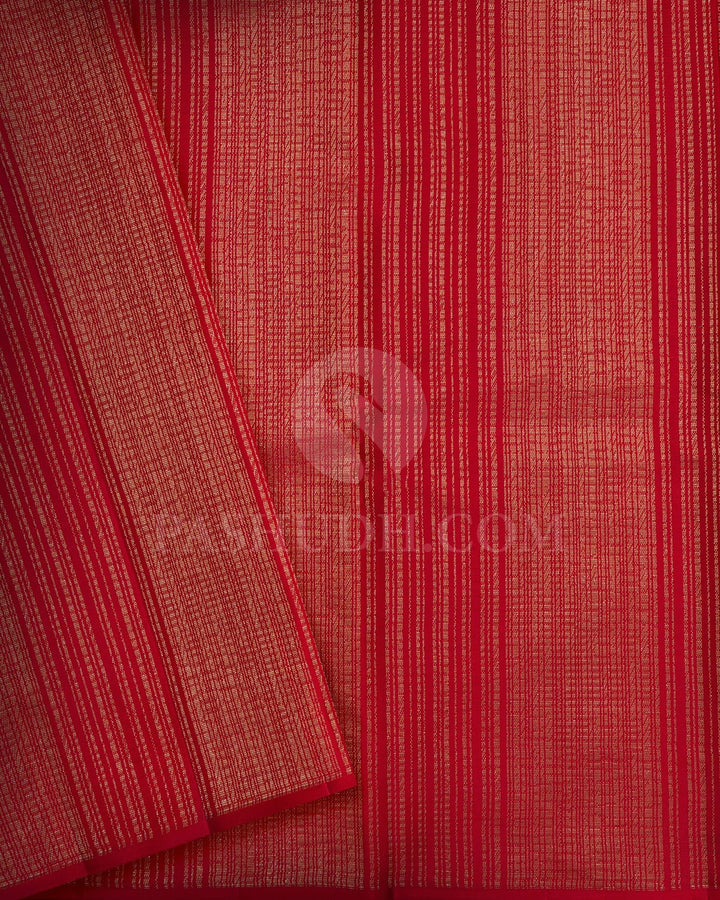 Bottle Green Kanjivaram Silk Saree-DJ464(A)