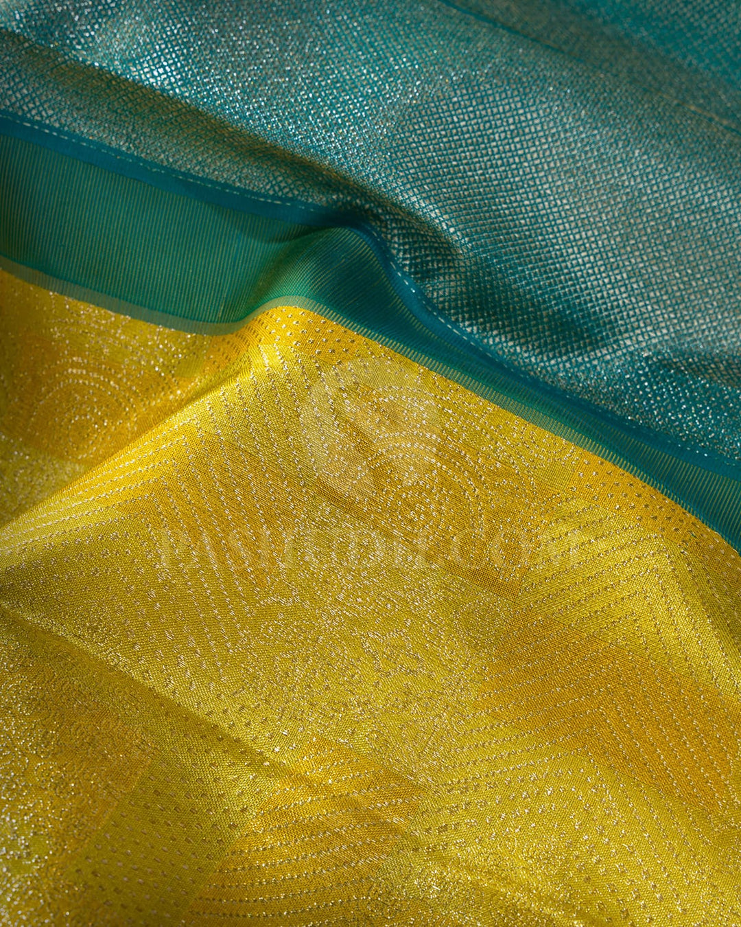 Canary Yellow Kanjivaram Silk Saree-D706(C)