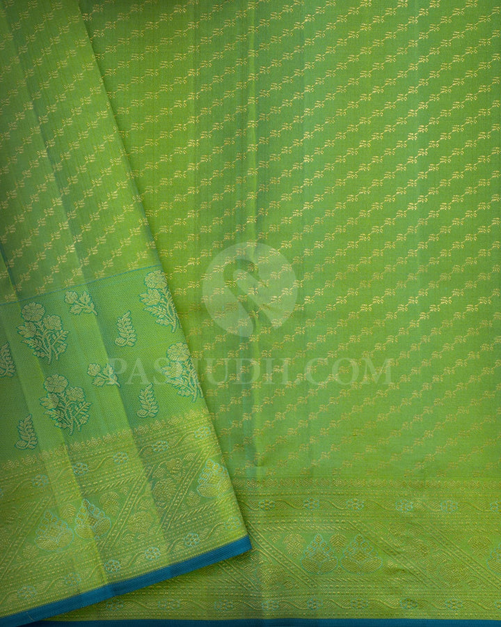 Sky Blue Kanjivaram Silk Saree-DJ463(A)