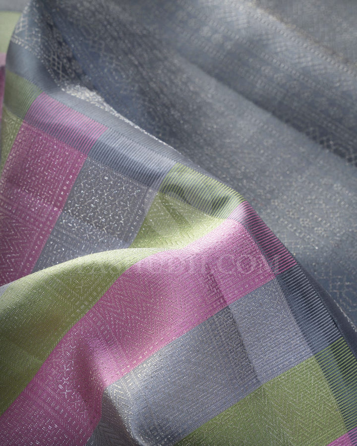 Multicolored Kanjivaram Silk Saree-DJ436(H)