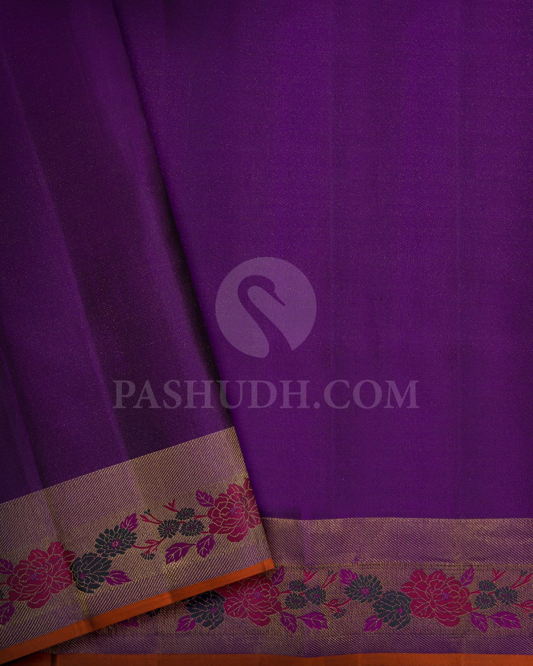 Violet Kanjivaram Silk Saree-DJ462(A)