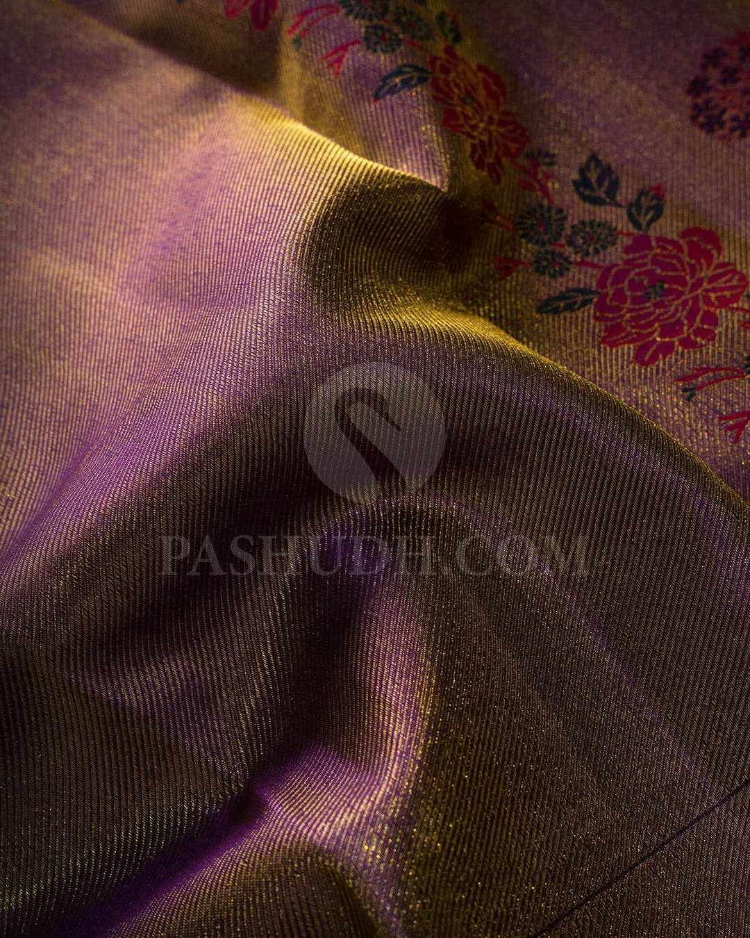 Violet Kanjivaram Silk Saree-DJ462(A)