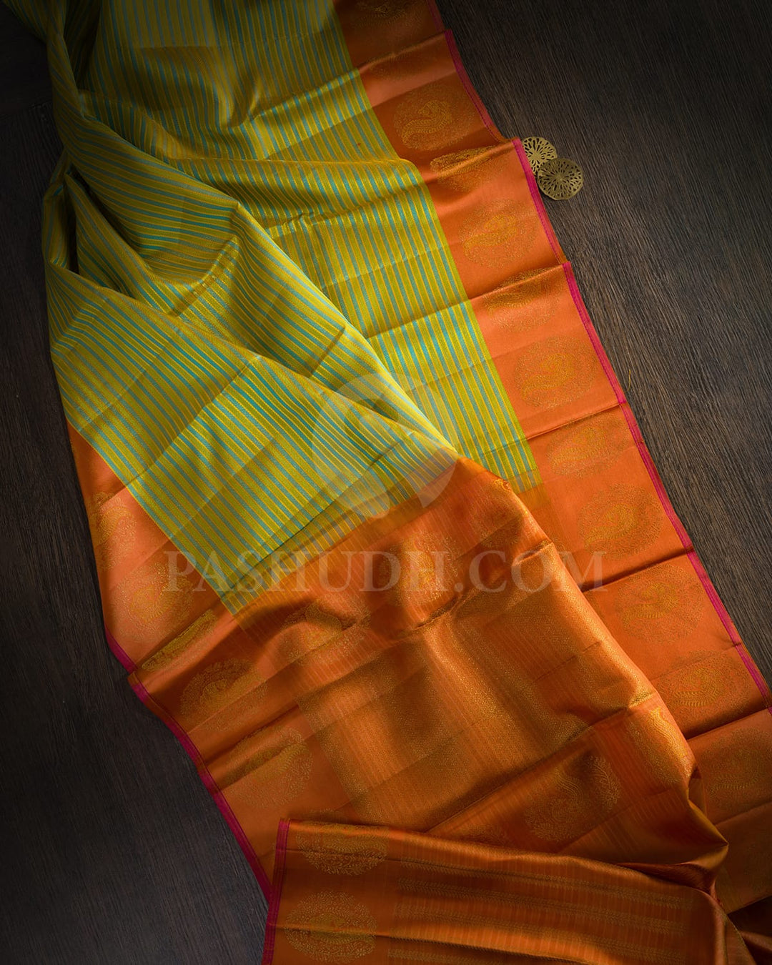Multicolored Kanjivaram Silk Saree-DJ439(F)