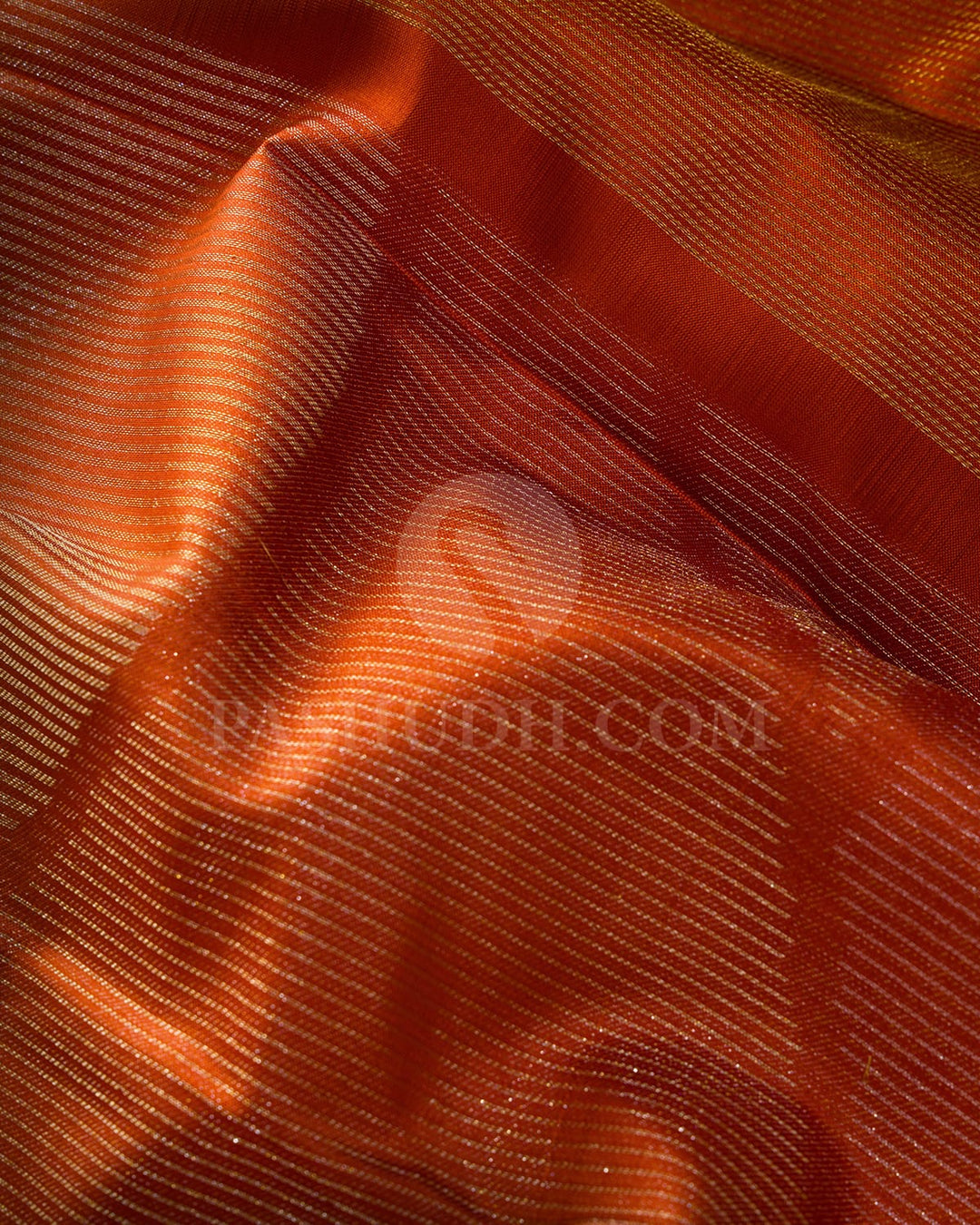 Rust Orange Kanjivaram Silk Saree-DJ453(D)