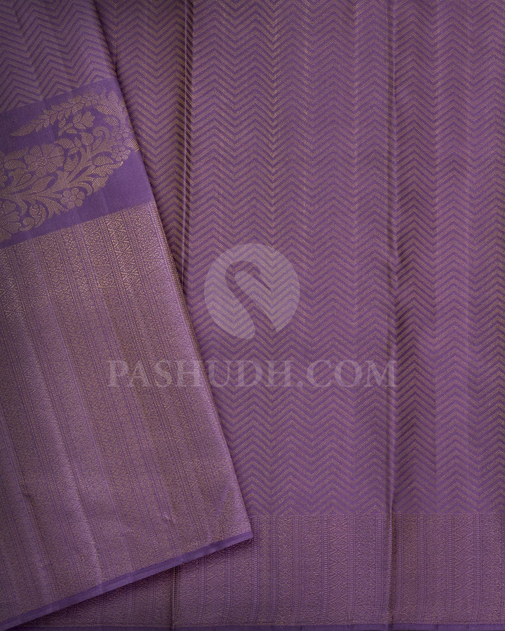 Sky Blue Kanjivaram Silk Saree-D668(G)