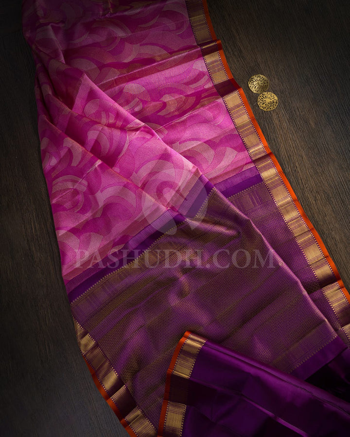 Shades of Pink Kanjivaram Silk Saree-DJ468(A)
