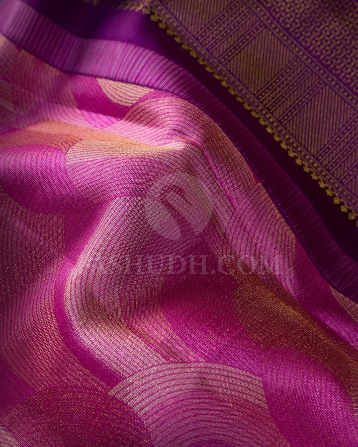 Shades of Pink Kanjivaram Silk Saree-DJ468(A)