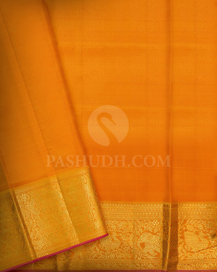 Multicolored Kanjivaram Silk Saree-D708(A)
