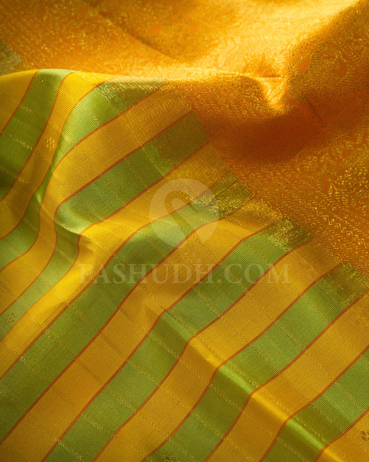 Multicolored Kanjivaram Silk Saree-D708(A)