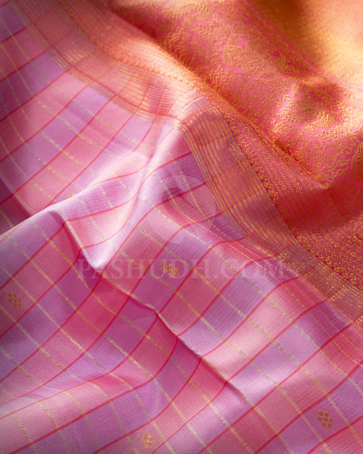 Multicolored Kanjivaram Silk Saree-D708(B)