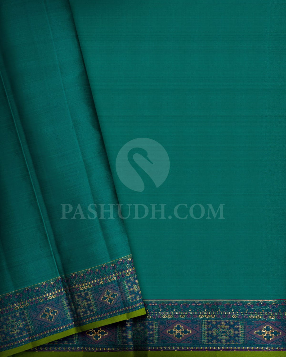 Dark Wooden Brown Kanjivaram Silk Saree-DJ447(E)