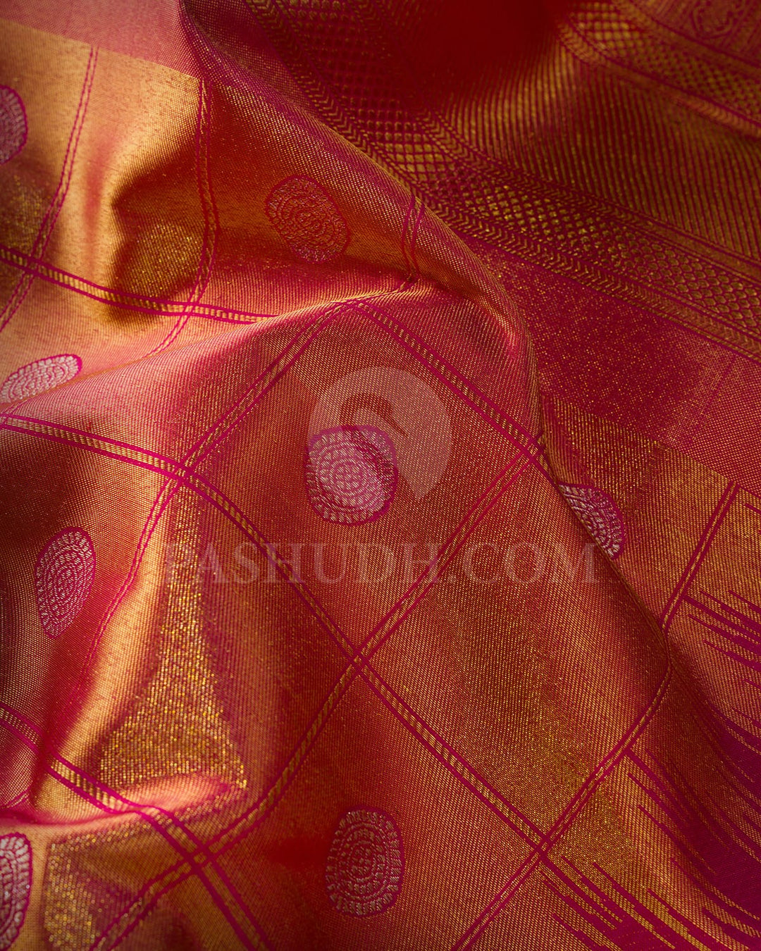 Rani Pink Kanjivaram Silk Saree-S1726(C)