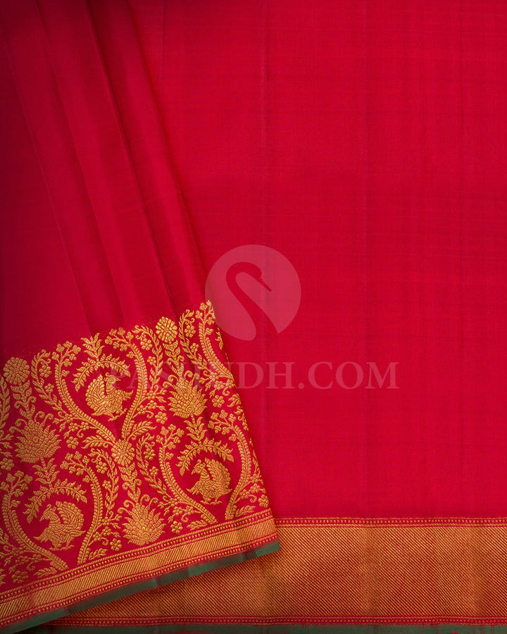 Midnight Blue Kanjivaram Silk Saree-S1779(A)