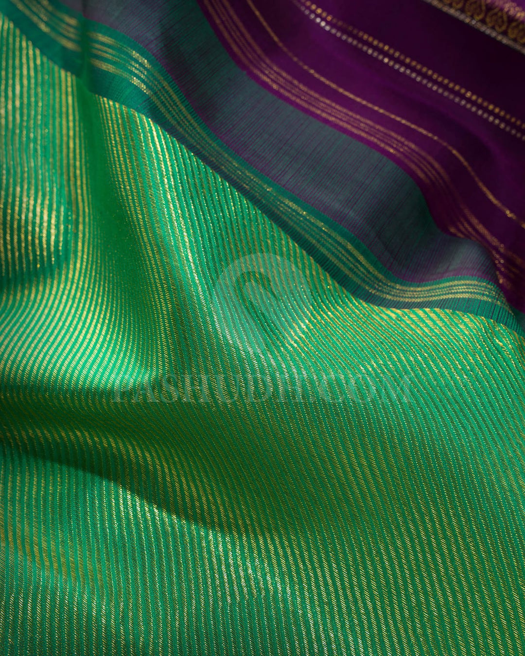 Parrot Green Kanjivaram Silk Saree-S1449(F)