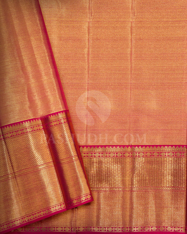Light Green Tissue Kanjivaram Silk Saree-SP457
