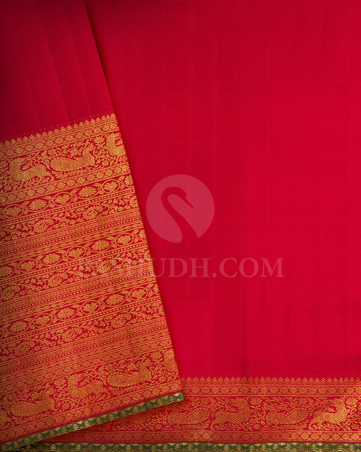Baby Pink Silk Shimmer Kanjivaram Silk Saree-S1646(B)