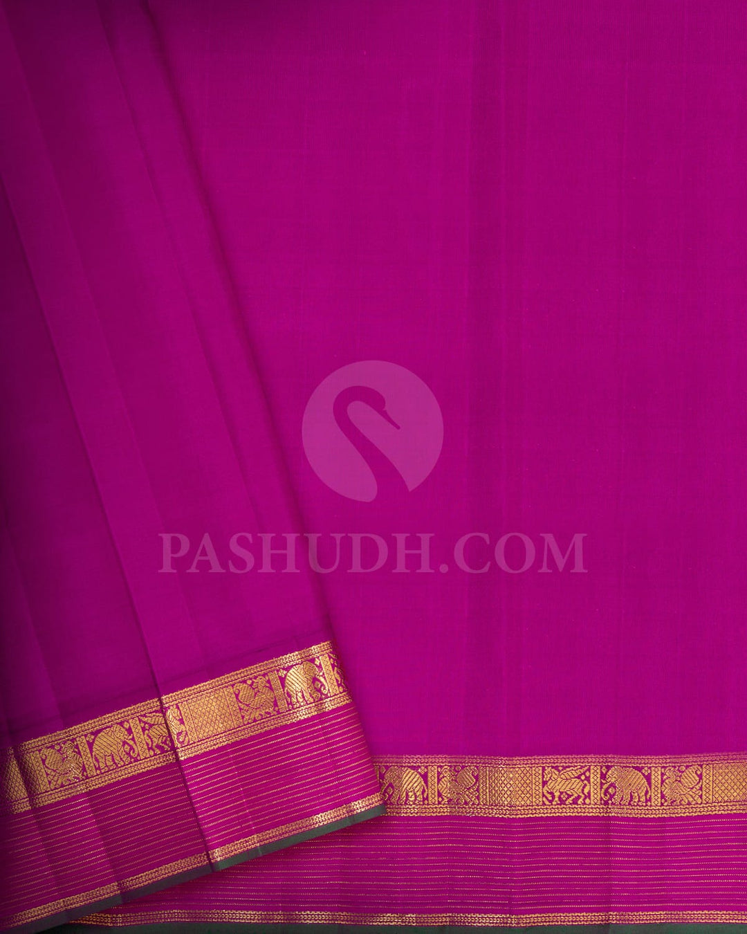 Midnight Blue Meenakari Kanjivaram Silk Saree-S1788(A)