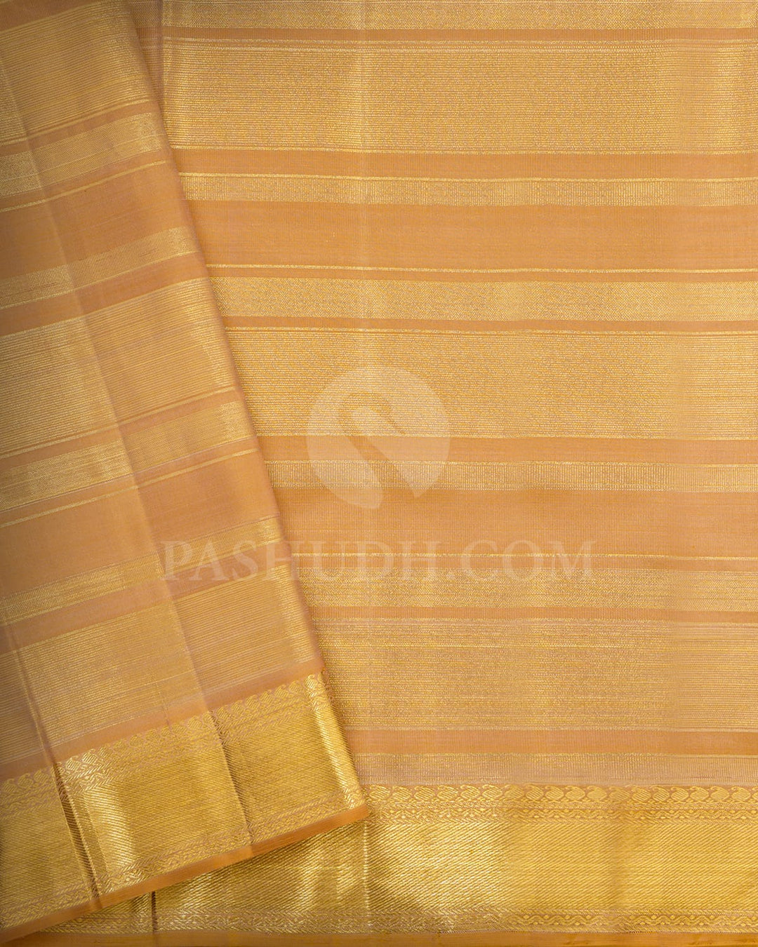 Cream Traditional Kanjivaram Silk Saree-S1778(A)