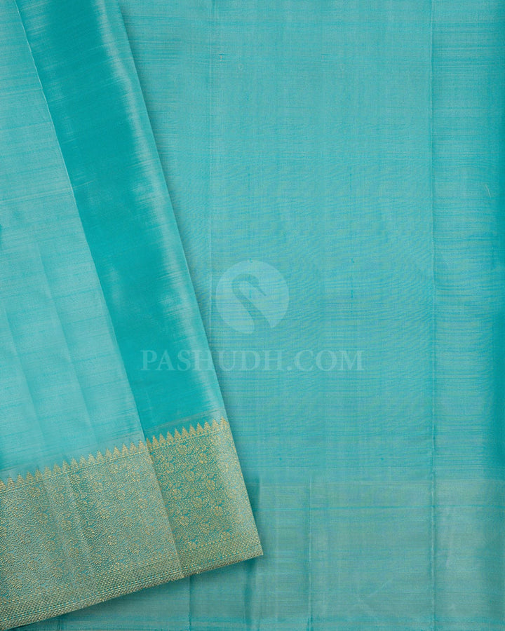 Navy Blue Kanjivaram Silk Saree-S1606(C)